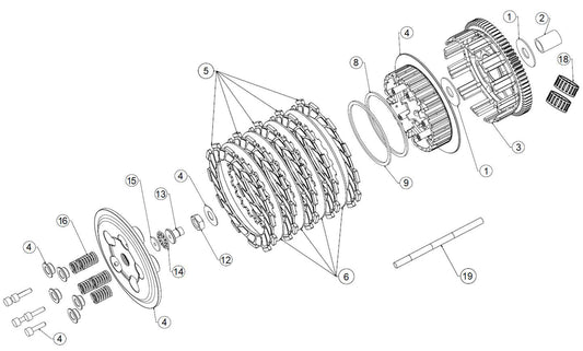 Outer Friction Disk SET