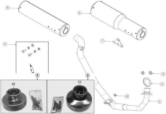 Overhaul silencer Kit - 110/160