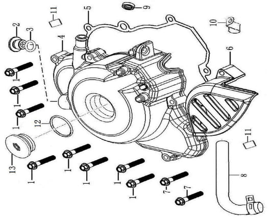 Back Part L.Crankcase Cover