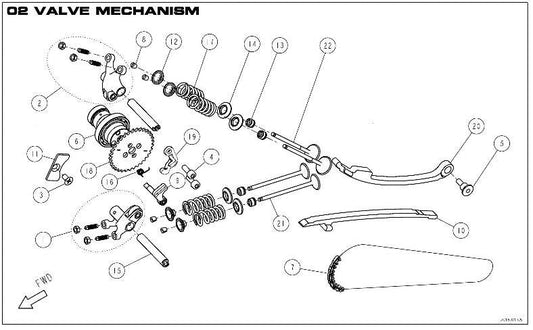 GUIDE , CHAIN CAMSHAFT