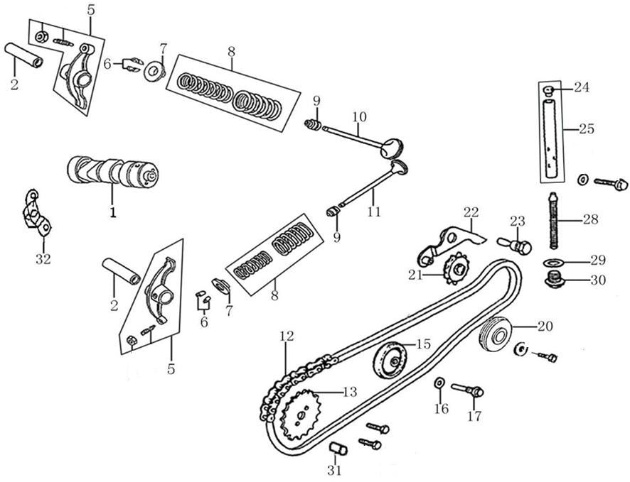 110 4-Speed Valve Mechanism